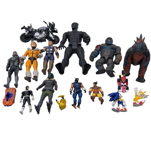 Marvel Legends Action Figure Lot Thor Black Panther Avengers Mixed Lot 16 Pieces - Picture 2 of 9